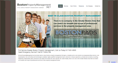 Desktop Screenshot of bostonpropertymanagement.net