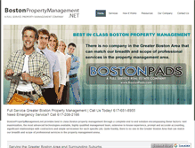Tablet Screenshot of bostonpropertymanagement.net